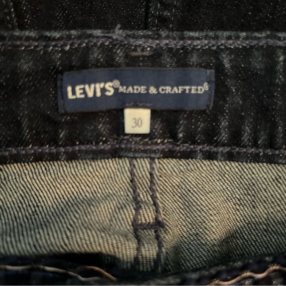 NWT LEVI’S Made & Crafted High-Rise Skirt in Sky Rinse Sz 30 Button Front - Picture 10 of 15